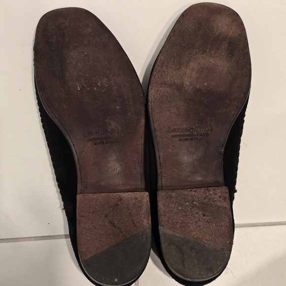 Lorenzo Banfi Milano Black Suede Loafers Men's Size 9.5 - Picture 7 of 11